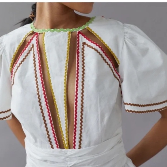 Urban Outfitters Carla Cutout Maxi Dress S NWOT - Picture 4 of 11